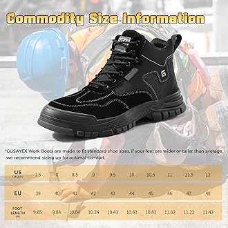 Steel Toe Work Boots for Men Puncture-Resistant Industrial Safety Boots Comfortable Lightweight for Warehouse & Construction Indestructible Steel Toe Work & Utility Shoes