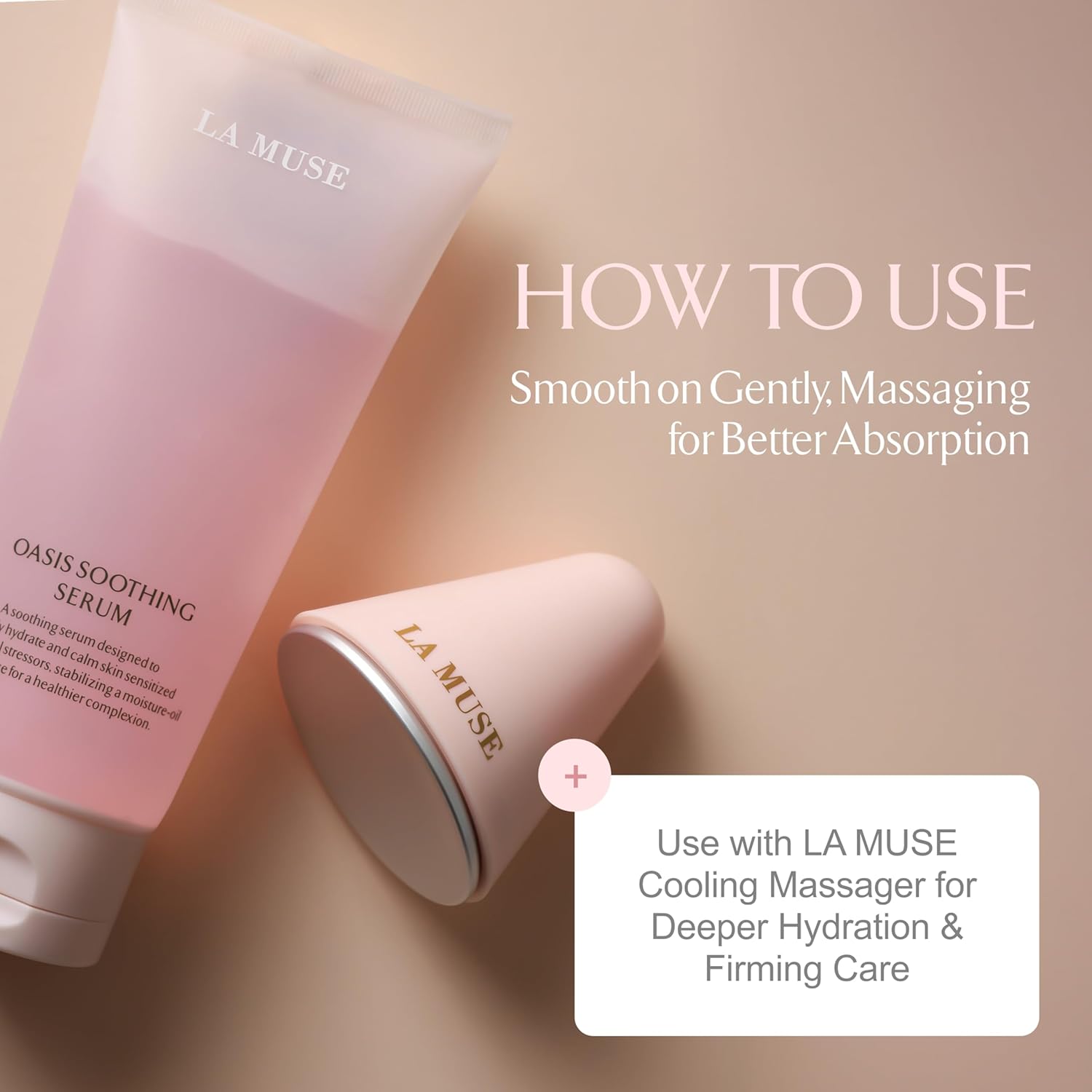 LA MUSE Oasis Soothing Serum(Tube / 6.76 fl oz) | Gel Moisturizer for Face, Instant Soothing with Cica | Hydrolyzed Collagen, Hydro Boost for Deep Hydration & Radiance | Non-Sticky & Fast-Absorbing - Image 9