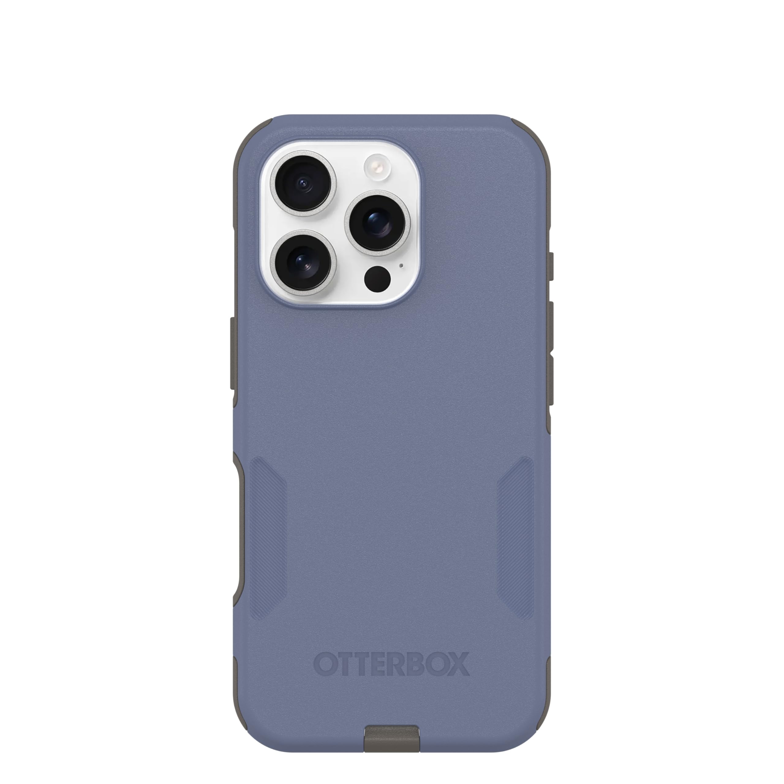 OtterBox Funda MagSafe para iPhone 16 Pro (Solamente), Serie Commuter MagSafe, orquídea especiada (Azul y Gris), imanes Integrados, Delgada y Resistente, fácil de Usar, con protección de Puerto