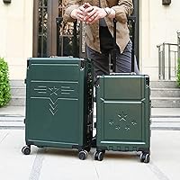 Amazon | [売店] スーツケース グリーン 星柄 おしゃれ フレームタイプ