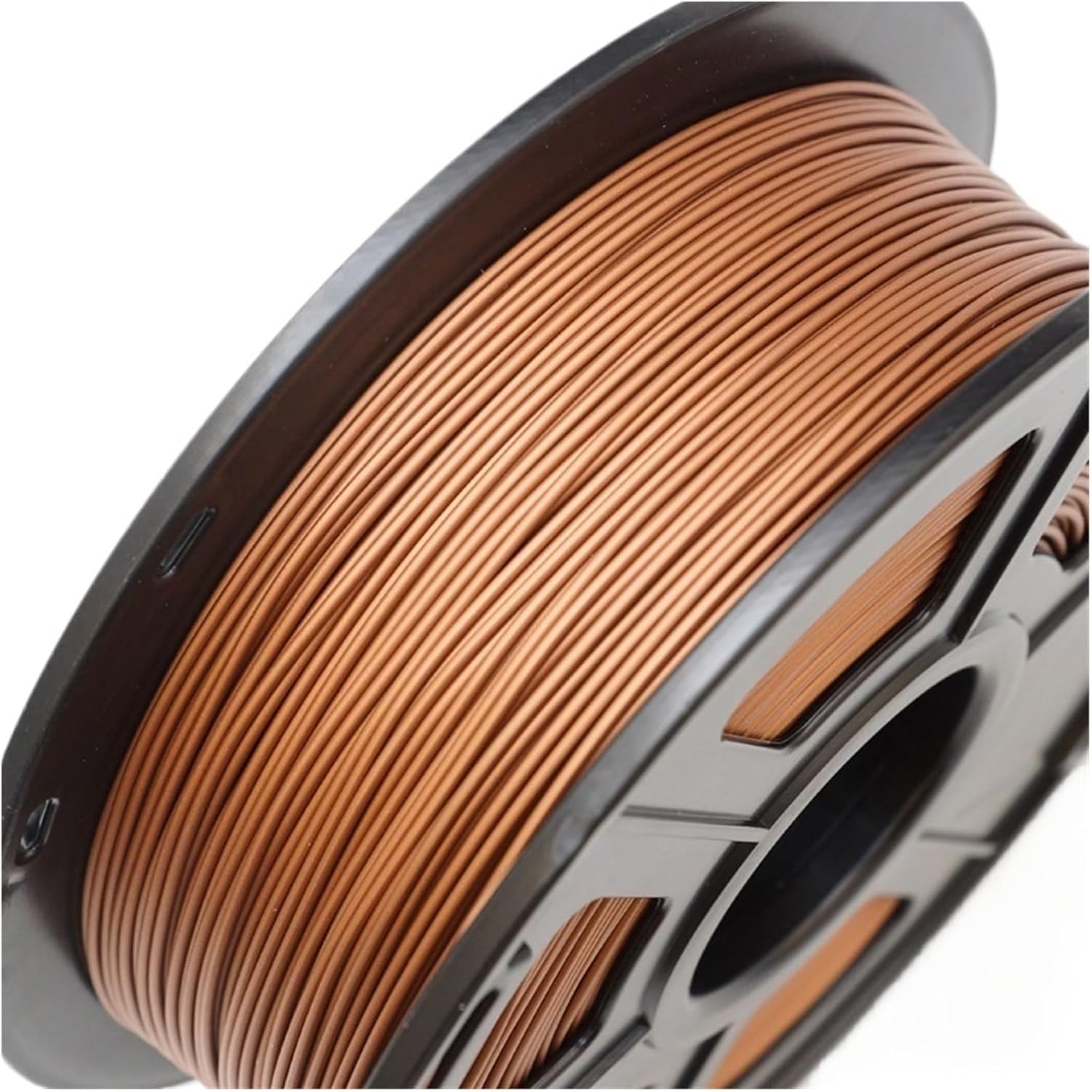 WFBUSPDQ 3D Printer Filament Contains 20% Percent Metal Powder, Based On PLA, 1.75mm 1kg/2.2lb Copper Steel Iron Optional(Copper 1.75mm)