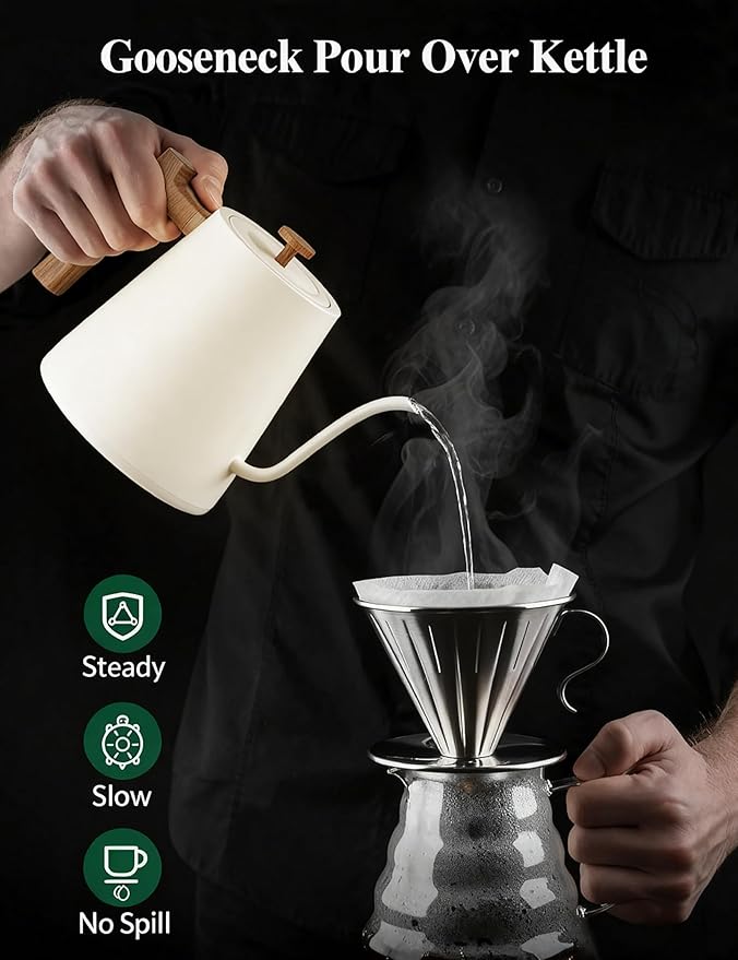 Tetera eléctrica KLEAH con control de temperatura 0.8L miniatura 3