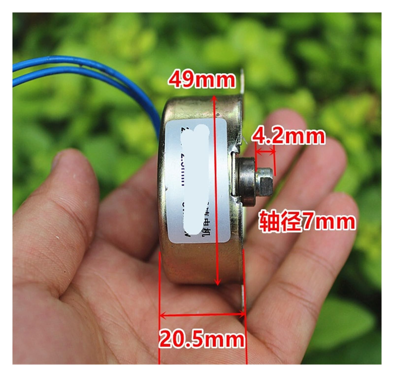 Motor Reductor de Engranajes síncrono 220 V CA, 49 RPM, Motor Baja Velocidad 2,5