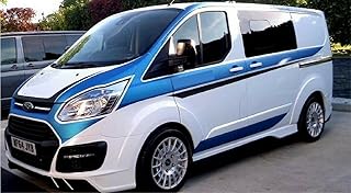 Fits Transit Custom Vinyl Graphics Kit Decals M Sport Custom Logo Racing Stripes