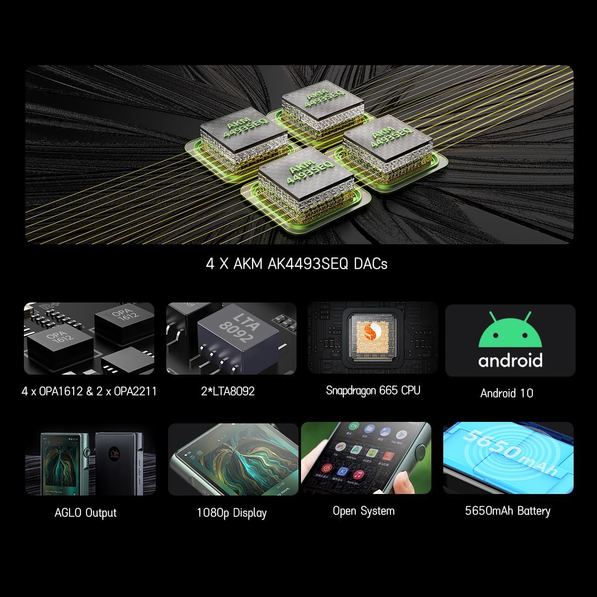 SHANLING M6 Ultra battery life and output power