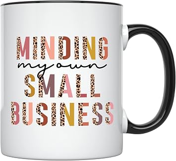 YouNique Designs Boss Lady Mug for Women, 11 Ounces, Cup for Female Boss, Boss Babe Coffee Mug for Women, Boss Birthday Mug for Women Black Handle