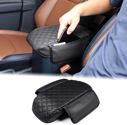 Aunginsy Protector de funda de asiento para reposabrazos de automóvil compatible con Ford Maverick 2022 funda protectora de tapa de consola central,
