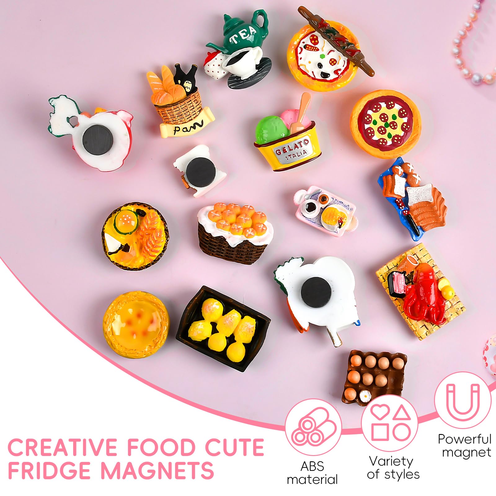 Cute Fruit Refrigerator Magnets 8 PCS Cute Fridge Magnets - Strawberry, Watermelon & Fruit-Themed Decor For Kitchen & Office Fruit Fridge Magnets