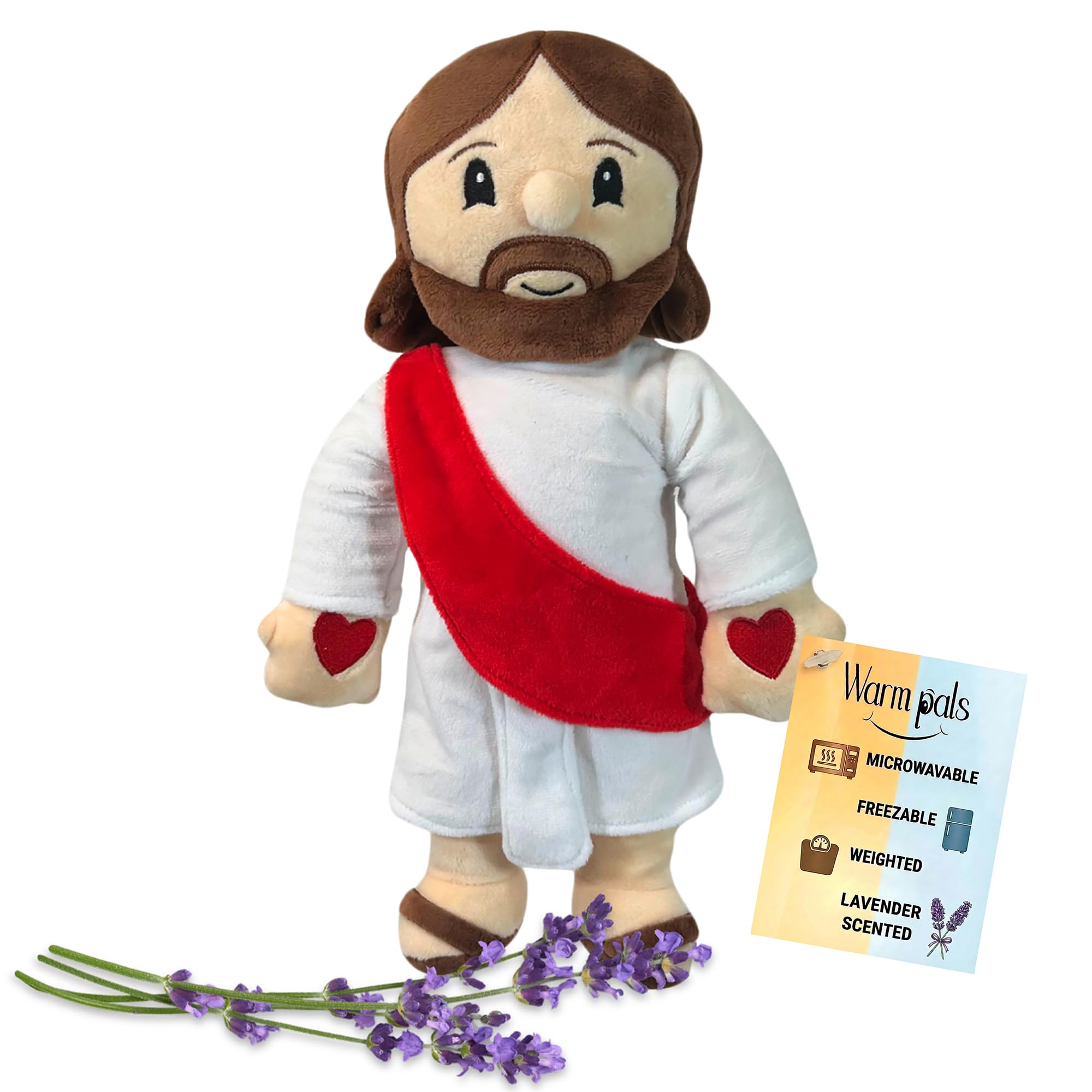 Amazon.com: 1i4 Group Warm Pals Jesus, Microwavable Easter Stuffed