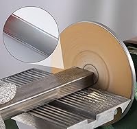 Vista 6 de CowboyBOB 100 discos de lija PSA dorados de 6 pulgadas, grano 180, papel de lija autoadhesivo con parte trasera adhesiva, óxido de aluminio, papel