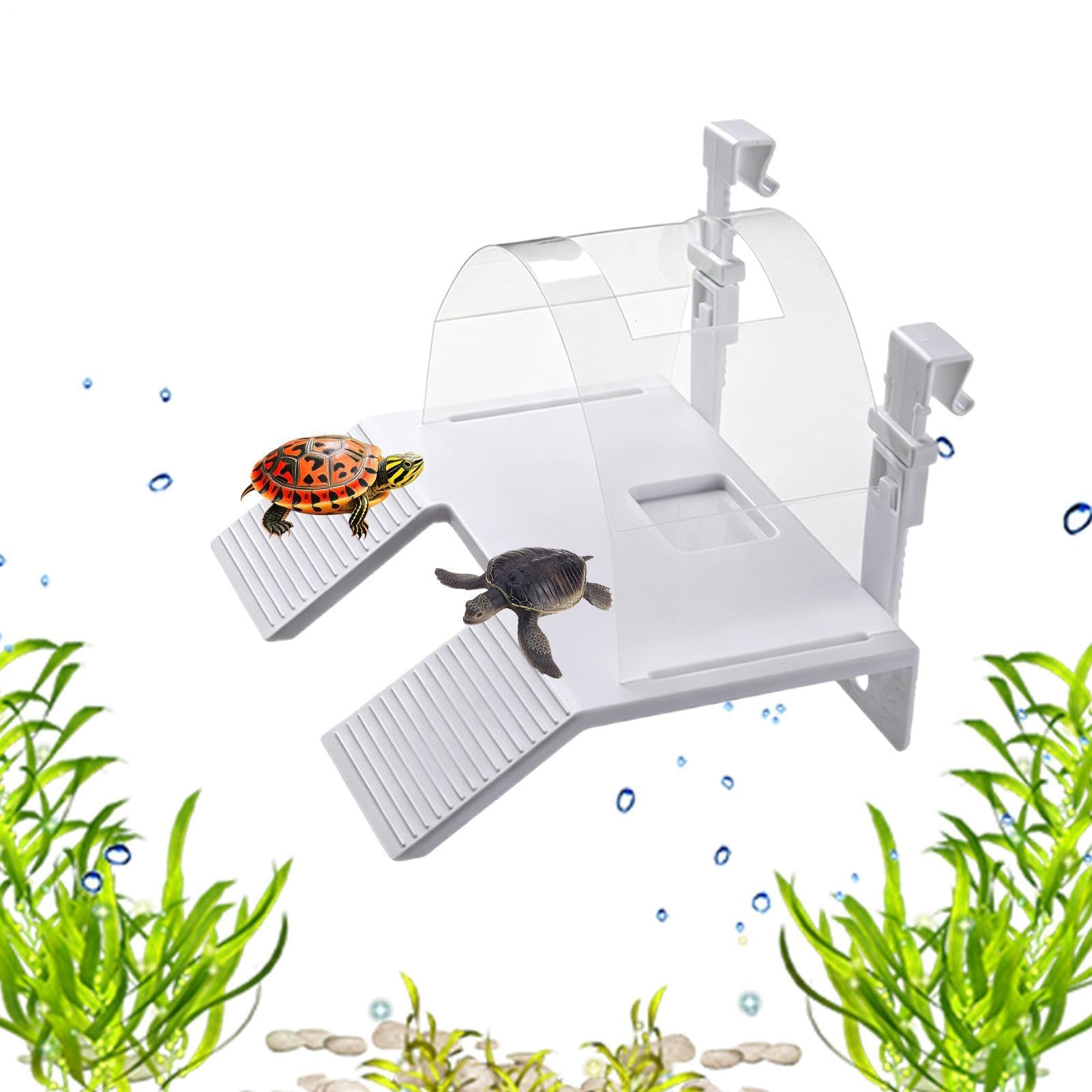 Plataforma De Asoleamiento Tortugas,Doble Escalera Reptil Descanso | Zona Asolamiento Reptiles - para Criadores, Dueños Mascotas, Amantes Animales, Terrarios, Tiendas, Hogar, Oficina y Recintos y los — view 10