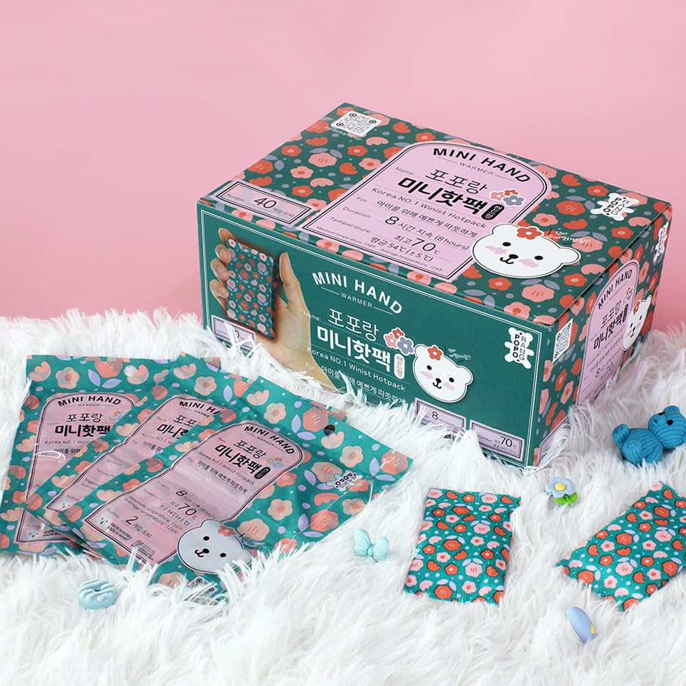 Poporang Mini Hands Hot Pack Hot Disposable Bulk Hasta 8 horas de calor