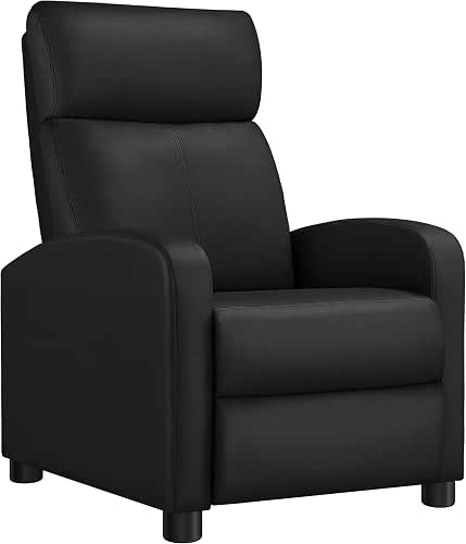 Yaheetech Recliner Chair with 3 Adjustable Angles Living Room Chairs