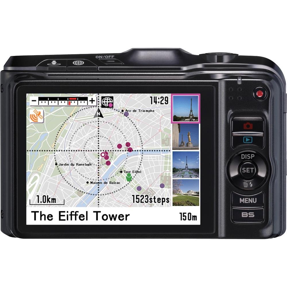 Amazon.com : Casio EX-H20GBK Hybrid-GPS Enabled 14 MP Digital 