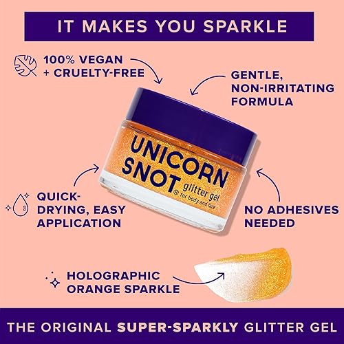 Vista 29 de Unicorn Snot - Gel holográfico con purpurina para el cuerpo, accesorios para fiestas, fiestas de disfraces para mujeres y niños, vegano y libre