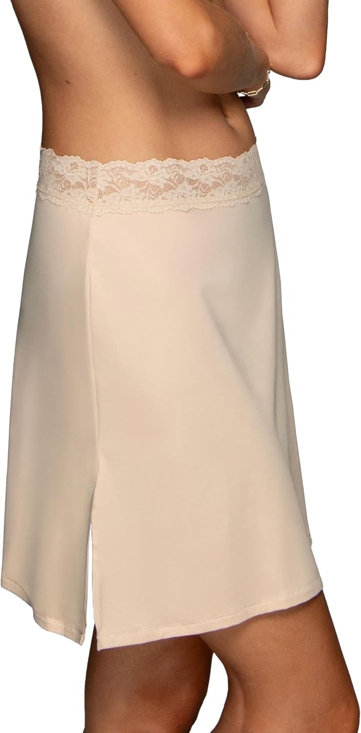 Vanity Fair Women's Anti-Static Nylon Half Slip for Under Dresses, Available up to size 3XL