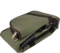 Vista 3 de WAYNE'S DOG Bolsa de transporte de escopetas acolchada de 52 pulgadas, funda de cuero y lona de algodón con escopeta ajustable