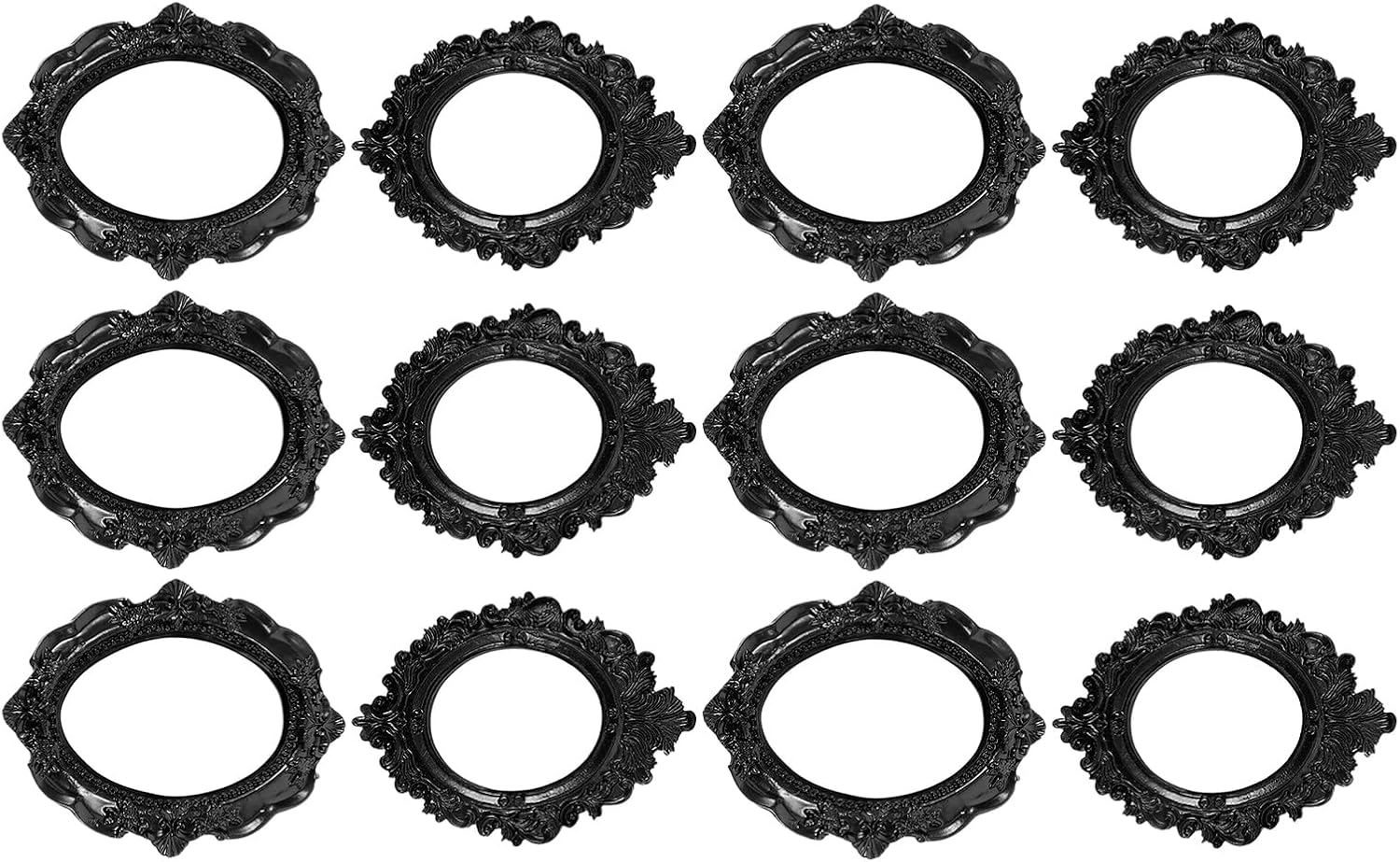 LUOZZY Mini Picture Frames for Jewelry Display European