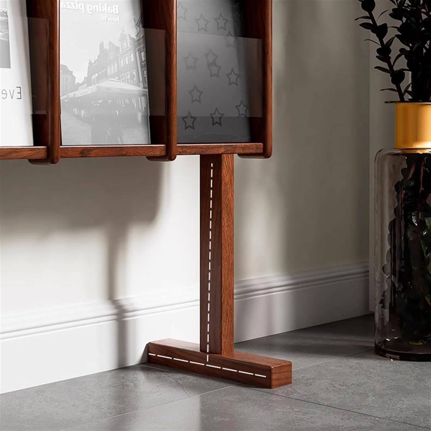 Newspaper Racks Magazine Rack Magazine Holder Brochure Stand, Wood Brochure Display Stand,