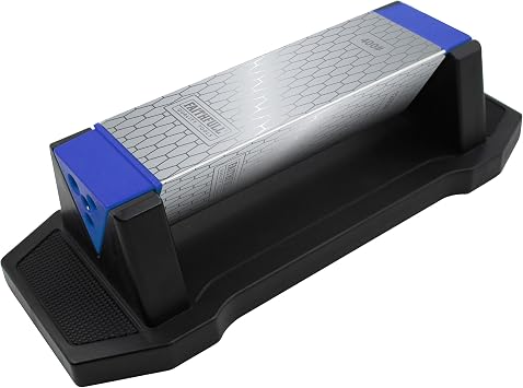 Faithfull Diamond Sharpening Stone Kit, 3 Sides 400, 1000 & 1200 Grit. Includes Base Unit