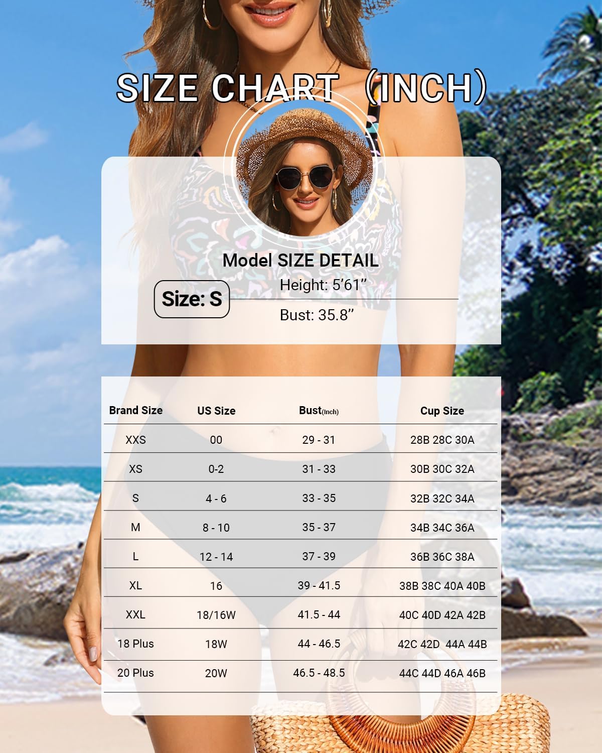 Women Sports Bra Swimsuit Top - Swim Bra Bikini Top Only 2026 Scoop Neck Bathing Suit - Image 5