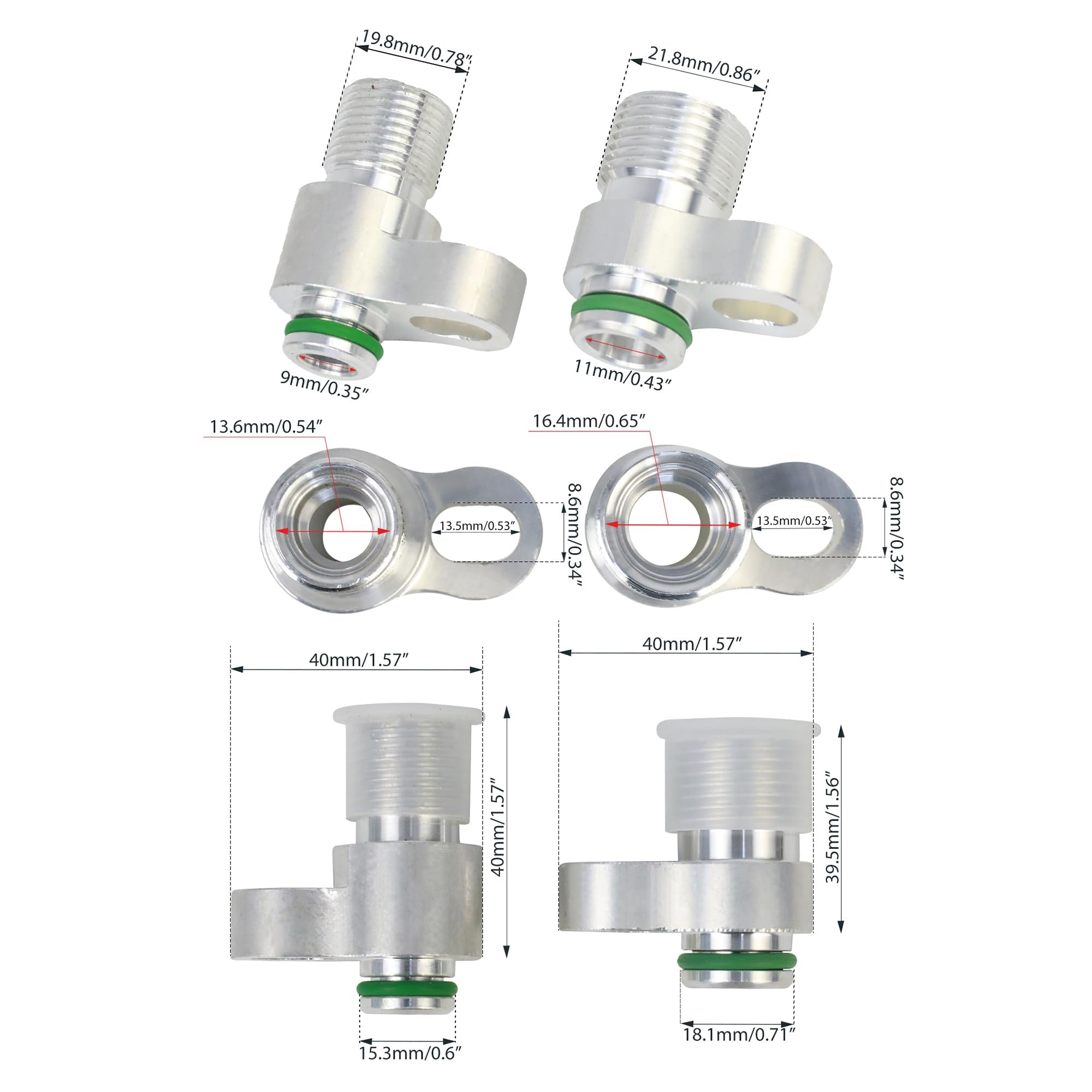 Automotive Ac Fittings New AC Compressor Adapter Fitting A/C Quick ...