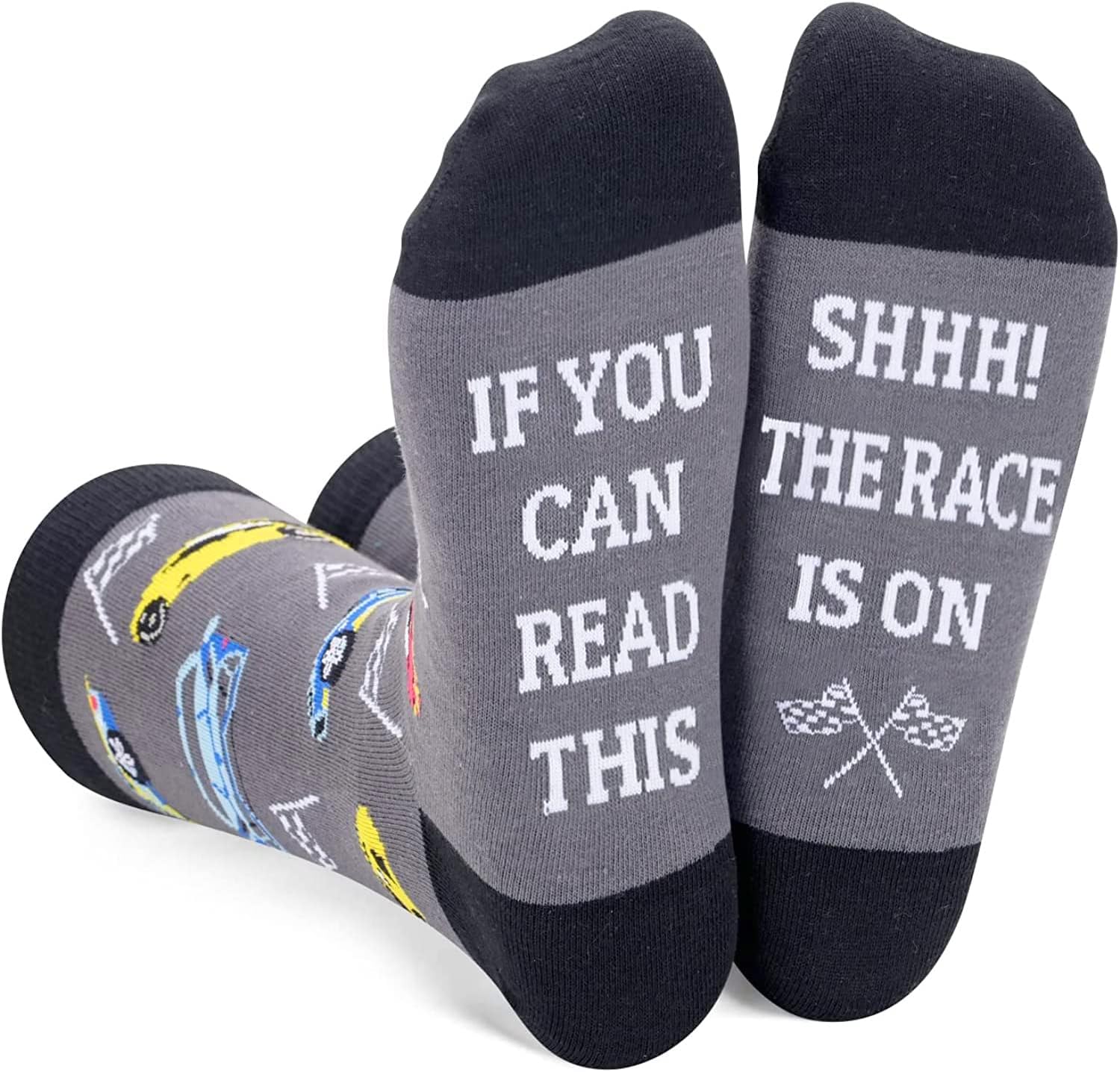 Zmart Funny Socks Car Socks Racing Socks Race Car Socks