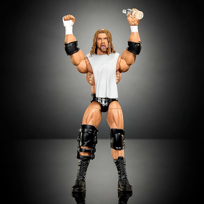 Figura de acción WWE Elite Collection Triple H con accesorios miniatura 4