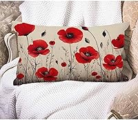 Vista 15 de EKOBLA Funda de almohada decorativa con patrón floral de Paisley Flores abstractas con planta intrincada, ramitas y hojas Funda de cojín cuadrada