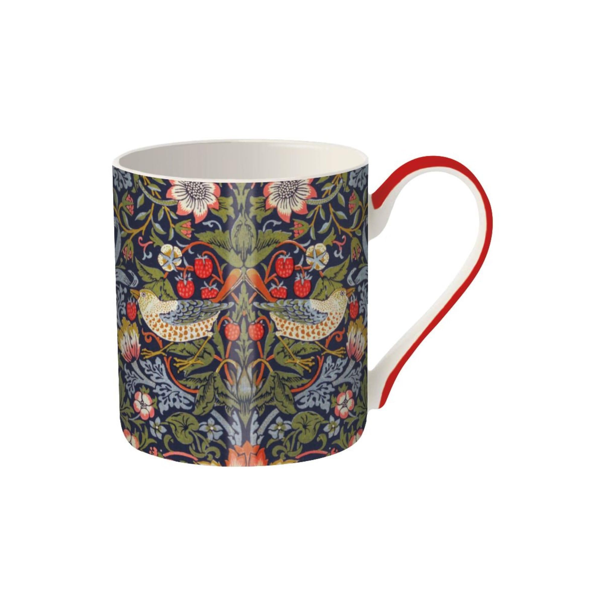 Museums & Galleries Fine Bone China Mug Strawberry Thief design by William Morris