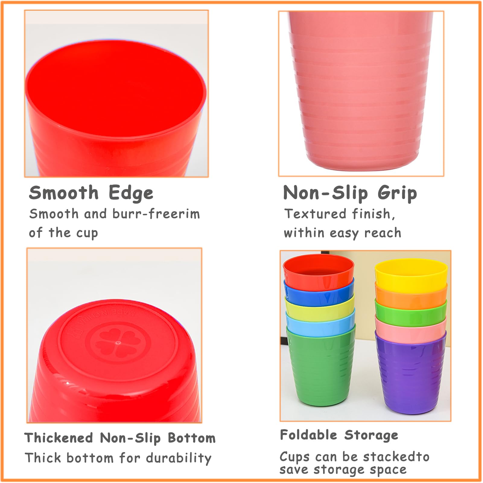 Hikrxya 30pcs Reusable Plastic Cups - Image 4