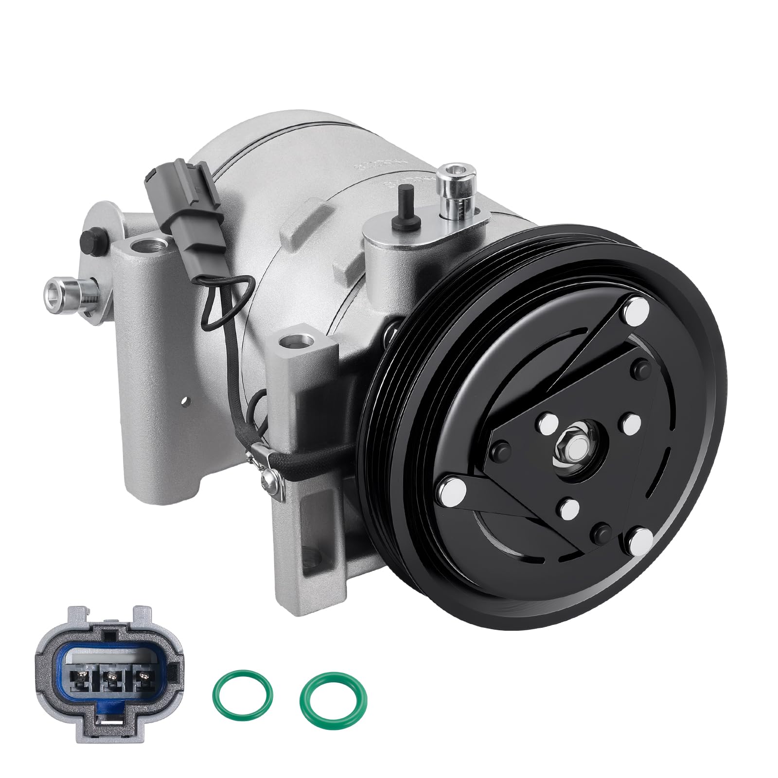 BDFHYK 68653 AC Compressor with Clutch Compatible with Subaru Forester 1998-2000 2.5L, Impreza 1993-1997 1.8L &amp; 1995-2001 2.2L &amp; 1998-2001 2.5L H4, Gas, Replaces 67653, 73111FA000