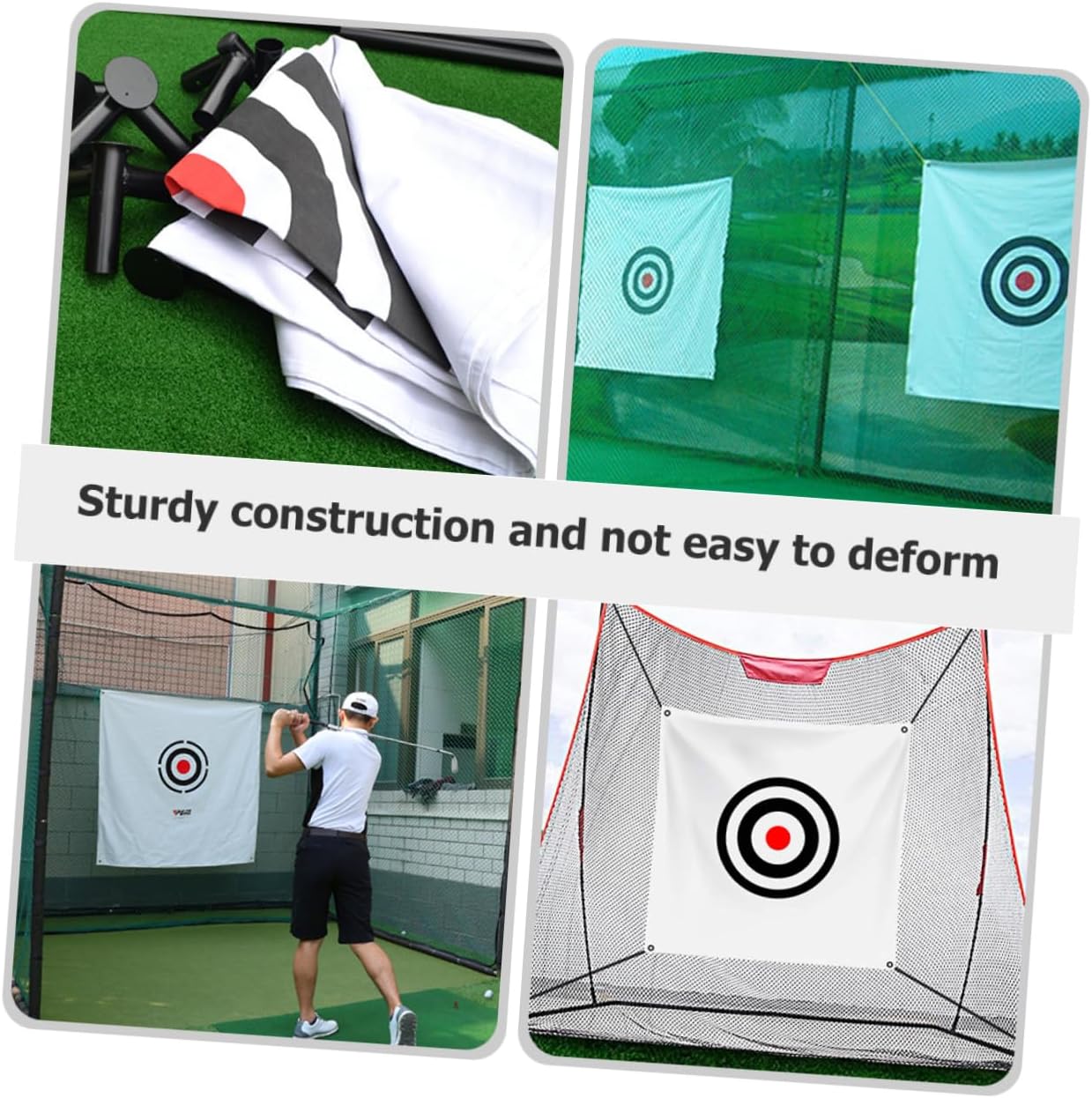 VICASKY Portable Golf Hitting Net Lightweight Chipping Practice Kit for Use Sturdy Construction for Golf Training Skill Improvement