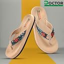DOCTOR HEALTH SUPER SOFT Women Stylish Printed Flip Flops | Soft Cushioned Everyday Wear Slippers for Women | Lightweight Anti-Slip Casual Thong Sandals gallery image