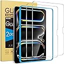 SPARIN Screen Protector for iPad Pro 11 Inch 2025/2024 M5 M4 (6th/5th Generation), 2 Pack Tempered Glass for iPad Pro 11, Scratch Resistant, Case Friendly, Apple Pencil Pro Compatible