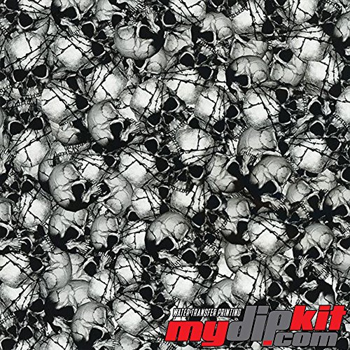 Hydrographic Film - Water Transfer Printing - Hydro Dipping - Wired Skulls - DD-938-A