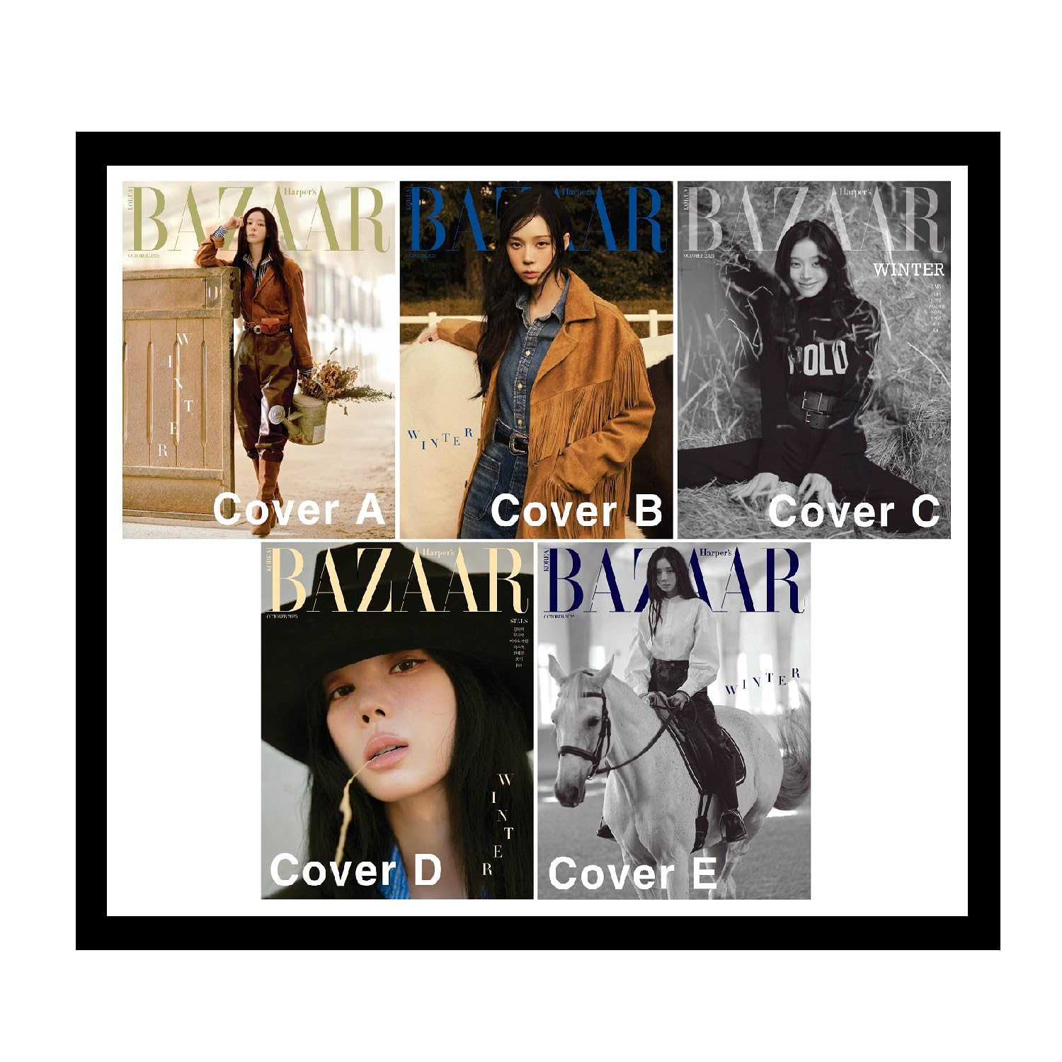 Amazon.co.jp: バザール マガジン Bazaar Korea Magazine October 2025