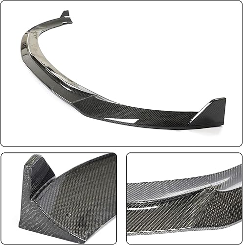 Miniatura 5 de MCARCAR KIT Labio delantero de fibra de carbono para Mercedes Benz Clase E W213 E350 E450 E53 2021-2022 AMG Sedan 4 puertas parachoques delantero