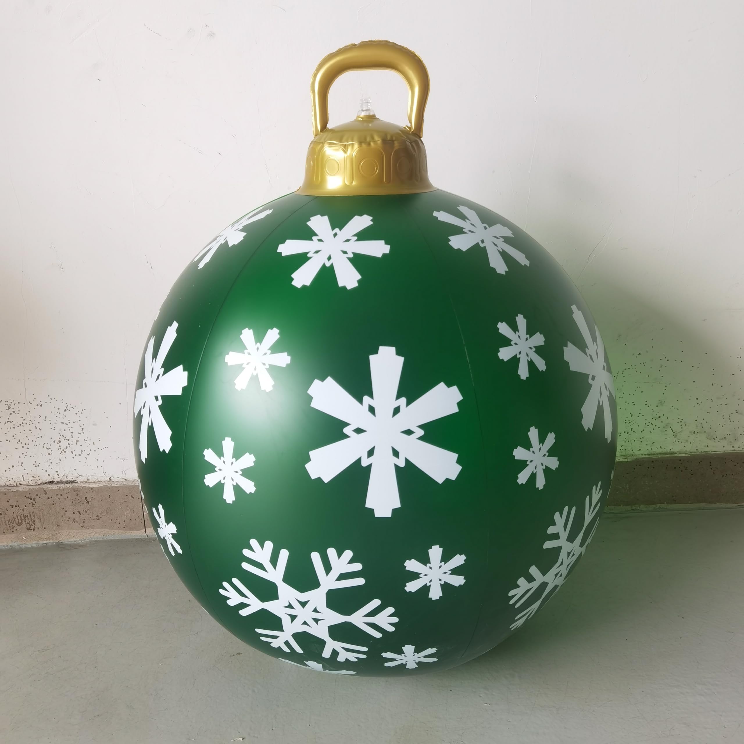 Palla di Natale Gonfiabile,60cm Palline di Natal Gonfiabile(Verde)