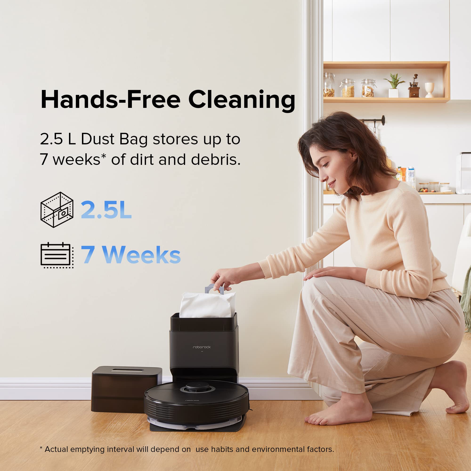 roborock Q7 Max+ Robot Vacuum and Mop Auto-Empty Dock Pure 4200Pa Suction 7 Weeks Runtime Works with Alexa 3 Product Image