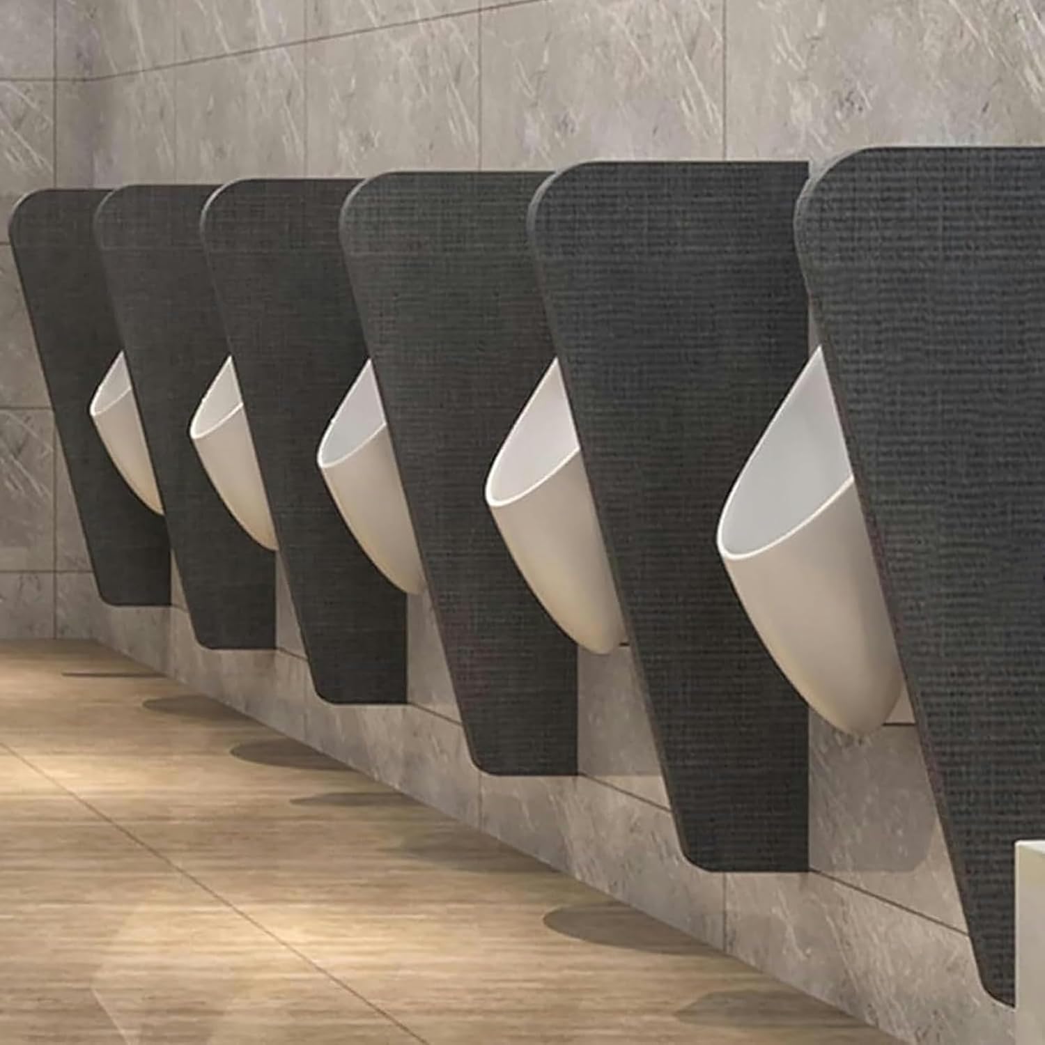 Men Urinal Privacy Screen Toilet Partition, Hotel/Public Restroom Waterproof PVC Urinal Partition Divider Screen, for Public Space/Bathroom/Hotel