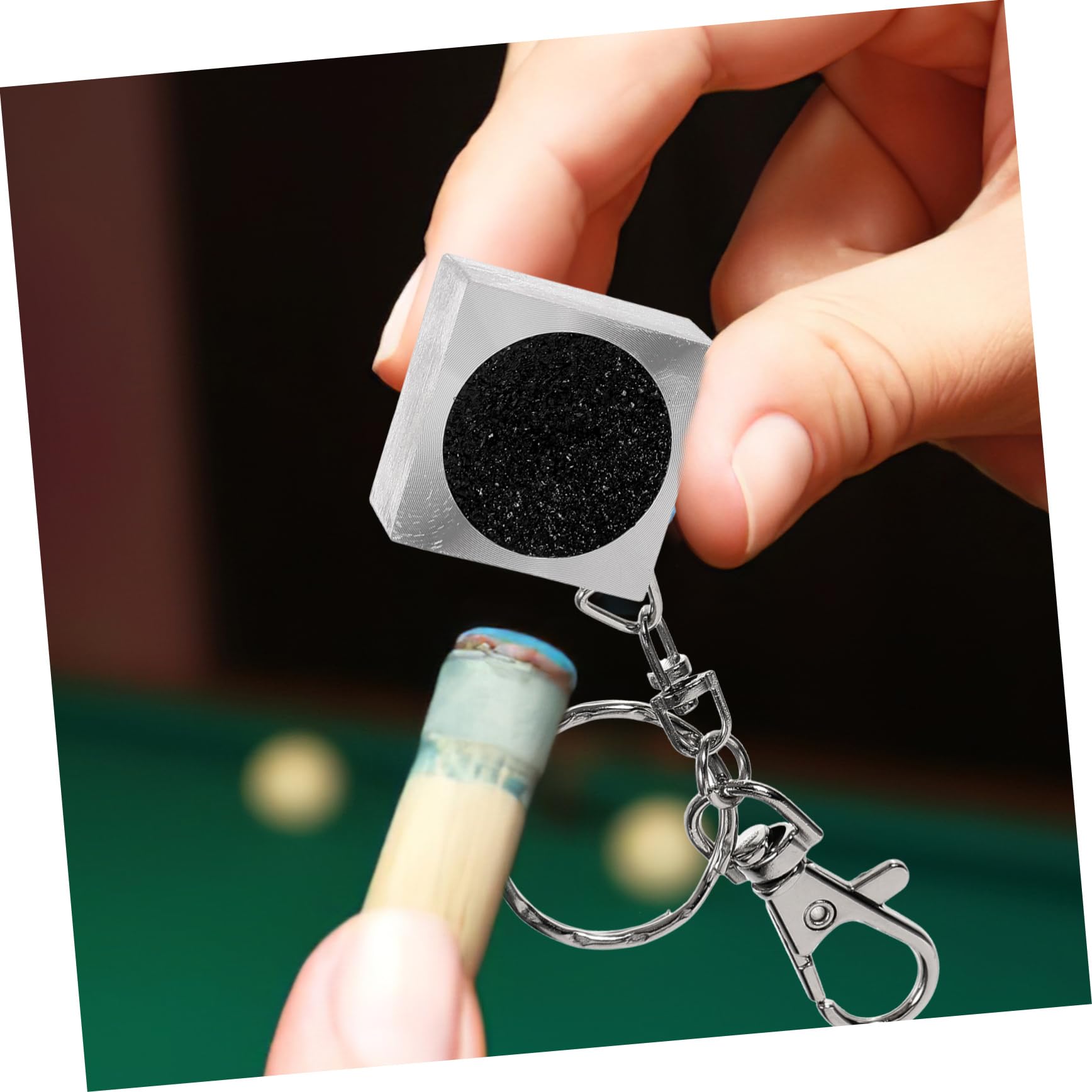 BRIGHTFUFU Cue Tip Shaper for Billiards Pool Stick Tips Replacement Compact Portable