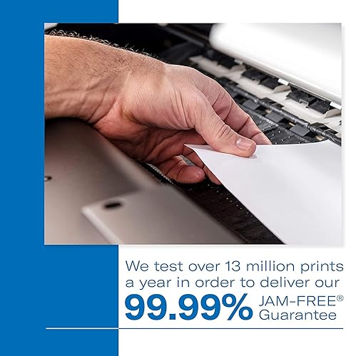 Vista 34 de Hammermill Laser Print Paper – Carta – 8.5" x 11" – 24Lb – 3 x Hole punched – Ultra Smooth – 98 GE/112 ISO brillo – 500/resma, color blanco