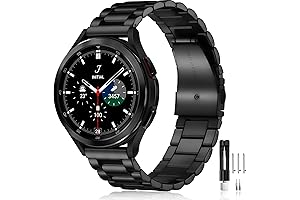 Lerobo Samsung Smart Watch Bands 46mm Stainless Steel Replacement Band for Men and Women