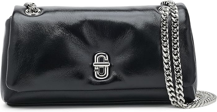 Женская сумка Marc Jacobs The Pop J Marc Chain Mini, цвет: Чёрный — фото 1
