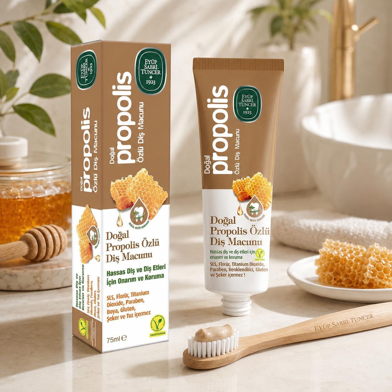 EYÜP SABRİ TUNCER Doğal Propolis Özlü Diş Macunu, 75ml