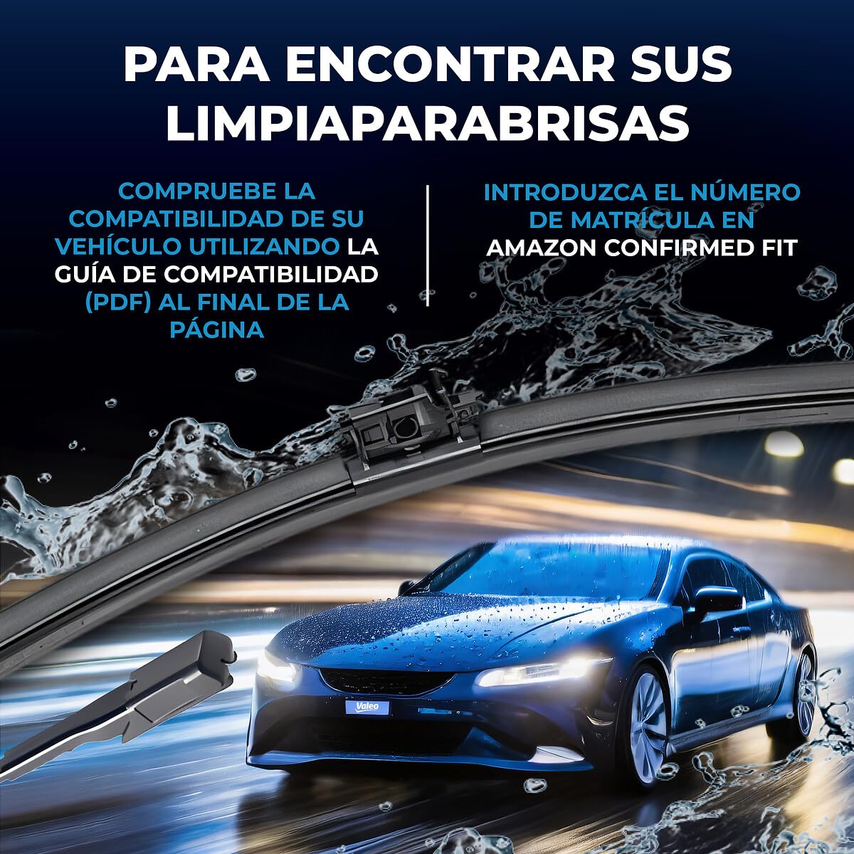VALEO Silencio Escobilla - VF928 - Kit de Alto Rendimiento, Visibilidad Superior en Carretera, Fácil Instalación, Hojas Planas Originales de 700mm/450mm - Delanteras - Juego de 2 Escobillas - 577928