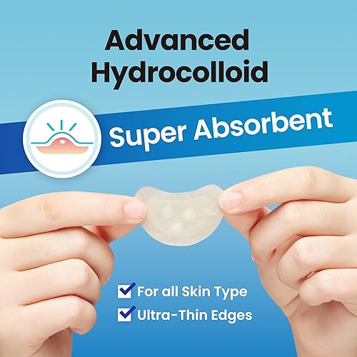 Miniatura 4 de Parches ultra invisibles para manchas oscuras, parches de espinillas grandes y parches de acné de ácido salicílico para cara, nariz, barbilla y