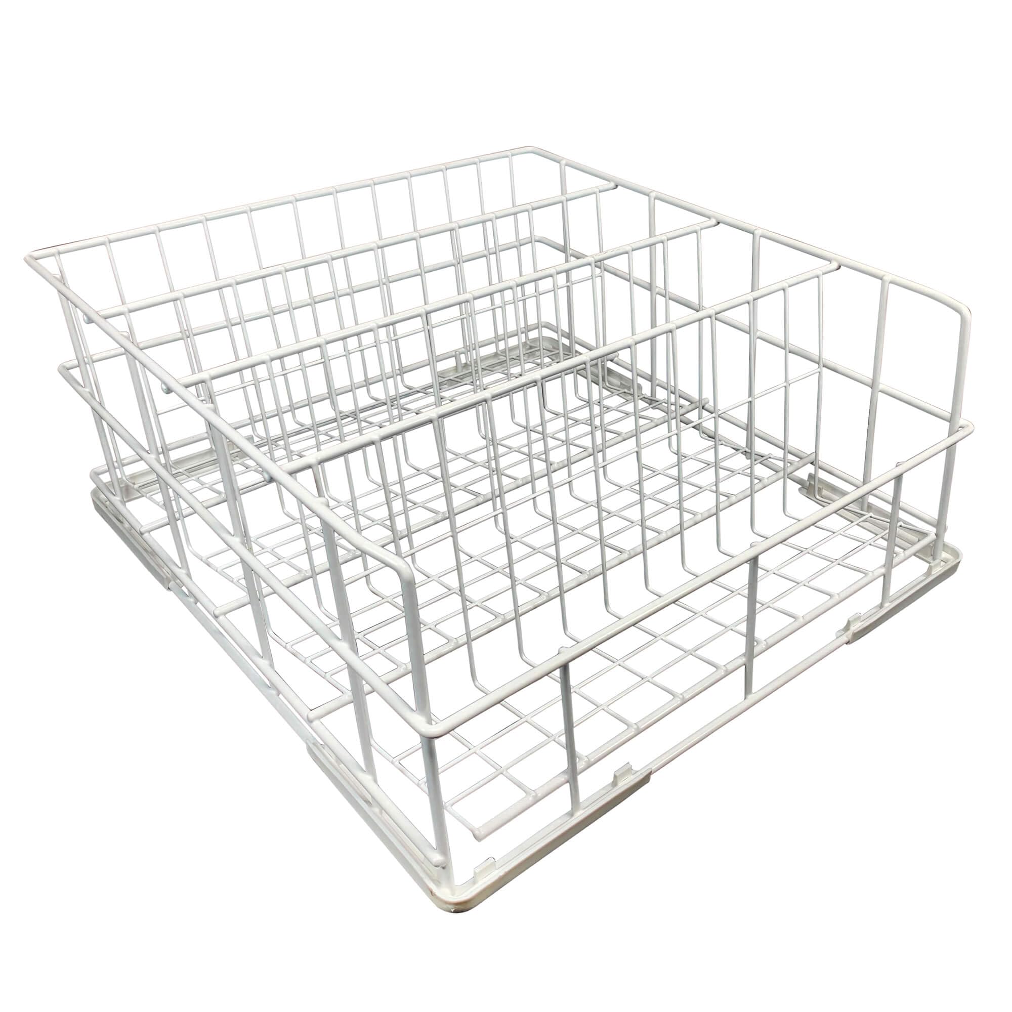 Morleos Gläserspülkorb Drahtgitterkorb 400x400 mm - 4 Reihen | Made in EU | Gläserkorb für Gastronomie | Profi Qualität für Gastro Spülmaschinen