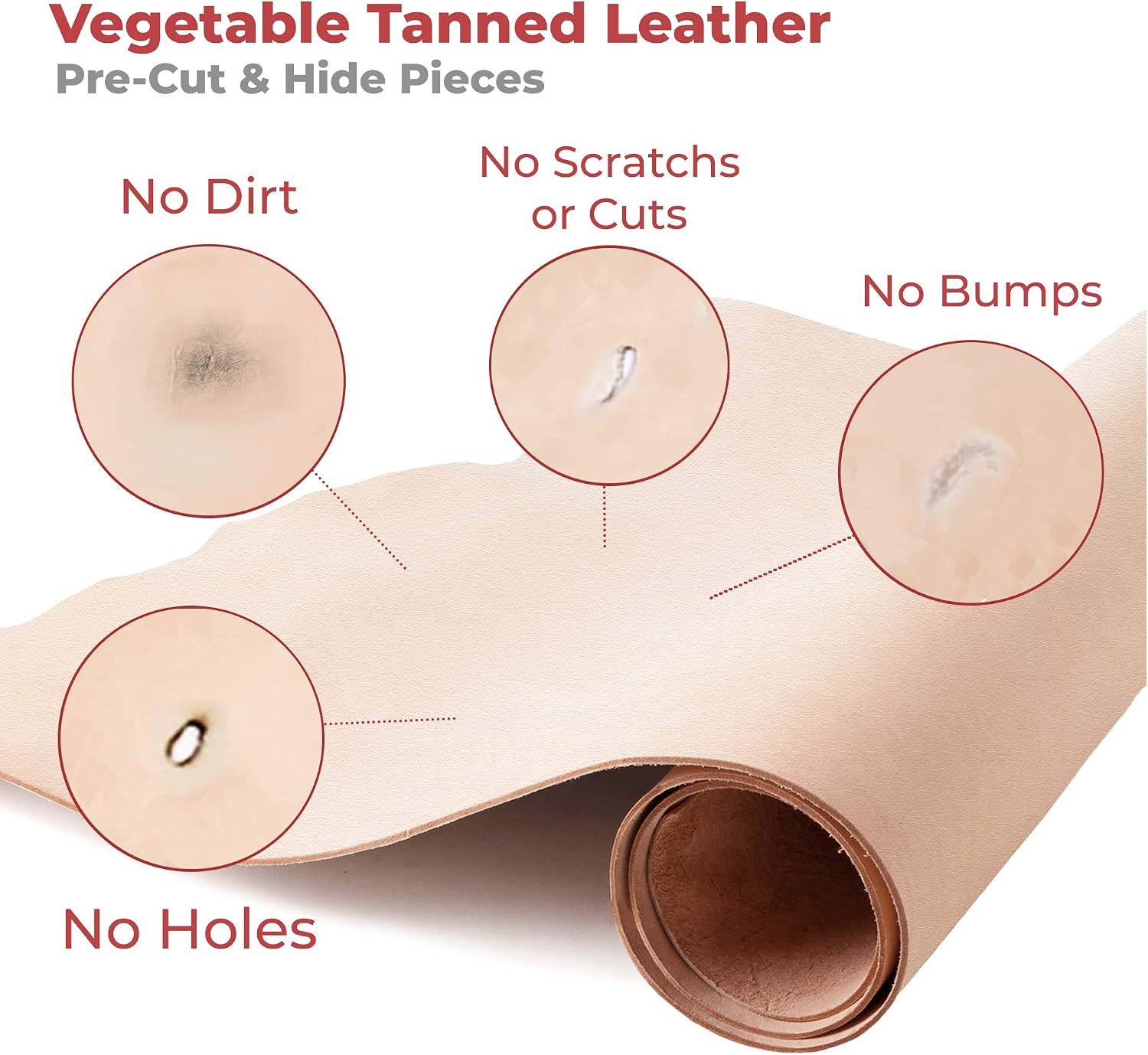 European Leather Works 11-12 oz. (4-4.8mm) Vegetable Tanned Leather Belt Blanks/Straps Size: 1-1/4"x60" (3.2x152.4cm) Full Grain Cowhide Tooling, Crafting, Knife Sheath, Furniture